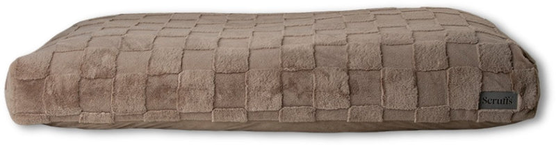Scruffs - oxford orthopedisch hondenkussen - silver - large 100 x 70 x 10 cm l