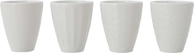 Gimex - royal line - eierdop hoog - ivory - 4 stuks