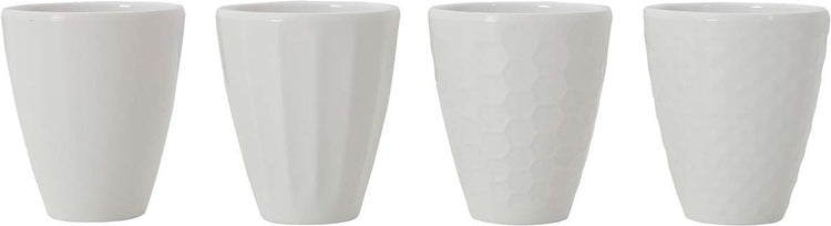 Gimex - royal line - eierdop hoog - ivory - 4 stuks