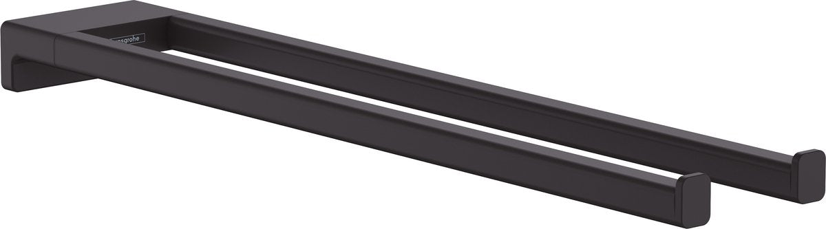Hansgrohe addstoris handdoekhouder 2-lids mat zwart