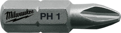 Milwaukee schroefbits ph 1 x 25 mm - 25 stuks - 4932399586