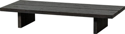 Woood lion salontafel - mdf - donkerbruin - 25x140x60