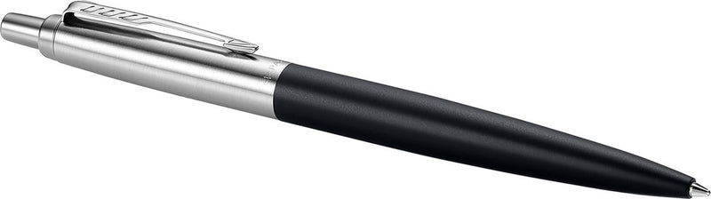 Parker jotter xl balpen | richmond matzwart | chroom detail | medium punt | blauwe inkt | geschenkdoos