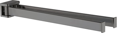 Plieger altea handdoekhouder – 2-arm – 36 cm breed – geborsteld gunmetal