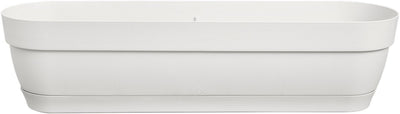 Elho vibia campana balkonbak 70 - plantenbak voor balkon - ø 69.0 x h 17.0 cm - zijdewit