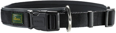 Hunter vario plus hondenhalsband - 30-35 cm - zwart grijs