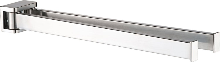 Plieger altea handdoekhouder – 2-arm – 36 cm breed – geborsteld chroom