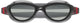 Speedo futura hydrospex zwembril - comfortabele duikbril volwassenen - anti condens uv-bescherming - recreatieve zwembril met verstelbare band - zwart grijs