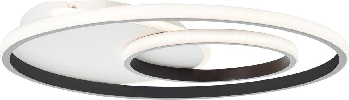 Brilliant merapi - plafondlamp - led 32w - 3000k - wit zwart
