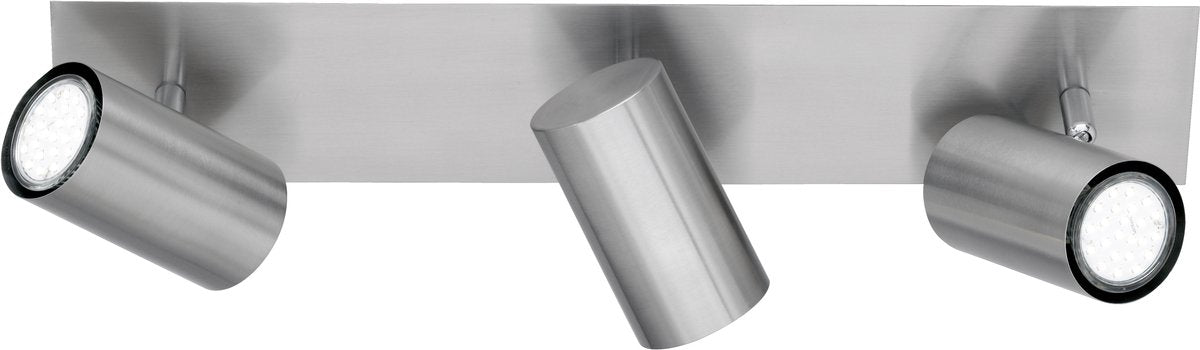 Trio marley - spot - nikkel mat - excl. 3x gu10 3w