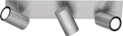 Trio marley - spot - nikkel mat - excl. 3x gu10 3w