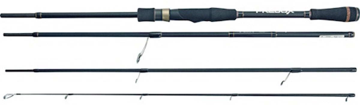 Predox night hawk travel 240 cm 4-delige roofvishengel | 10-40 g, 27-70 g of 50-100 g 50-100gr