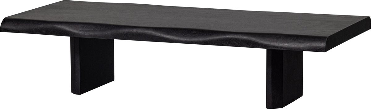 Woood cali salontafel - mangohout - zwart - 55x120x28
