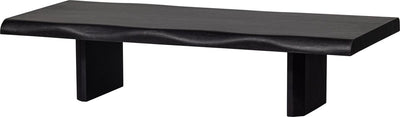 Woood cali salontafel - mangohout - zwart - 55x120x28