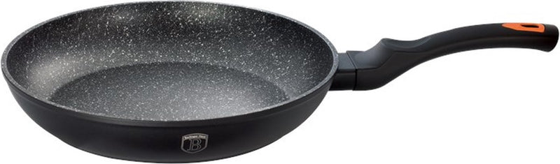 Berlinger haus granit diamond line - universele pan - 28cm - graniet coating - soft touch handvat