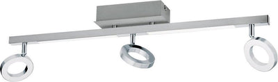 Eglo cardillio 1 - spot - 5 lichts - aluminium, chroom - gesatineerd