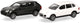Herpa porsche cayenne turbo, groen wit (minikit 2 st.)