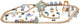 Polarb ® houten kinder treinbaan 90 stuks