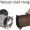 Trixie speeltunnel 3-weg kat en kleine pups assorti