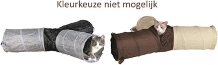 Trixie speeltunnel 3-weg kat en kleine pups assorti