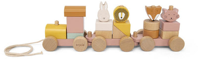 Trixie houten dierentrein mrs. cat â€“ 18m+ â€“ fsc hout - leuk als verjaardagscadeau
