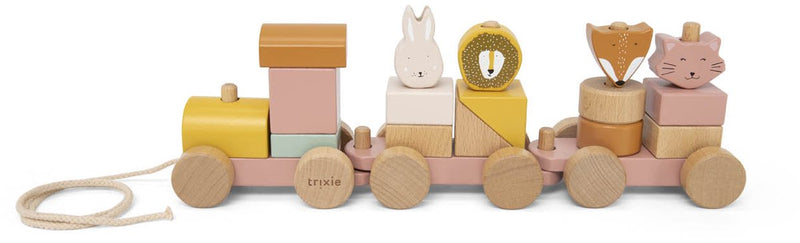 Trixie houten dierentrein mrs. cat – 18m+ – fsc hout - leuk als verjaardagscadeau