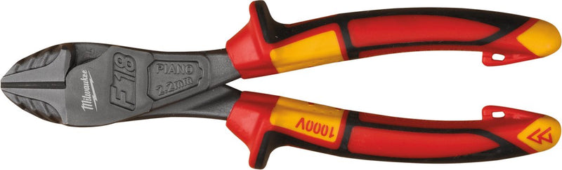 Milwaukee vde heavy-duty diagonale kniptang. vde heavy duty zijkniptang 180mm - 4932464569