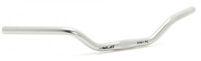Xlc hb-c03 fietsstuur - trekking - riserbar - aluminium - mat zilver - 600mm - 25,4mm - 50mm