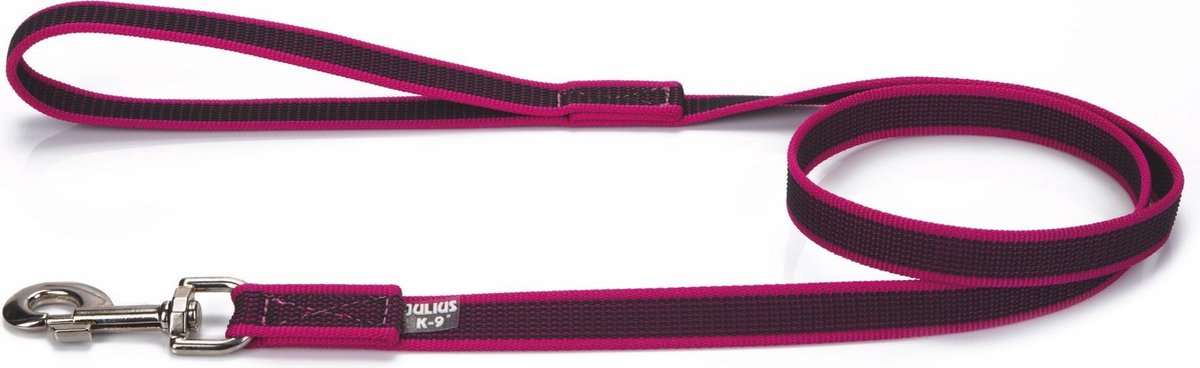 Julius k9 anti slip hondenriem roze 1,2m (20mm)