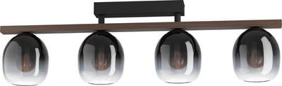 Eglo filago plafondlamp - e27 - 88 cm - zwart bruin