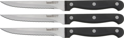 Homey's cooking equip steakmessenset - 3-delig - rvs abs - microkarteling