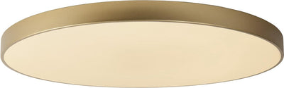 Lucide unar - plafonnière (plafondlamp) - ø 80 cm - led 3 stepdim - 1x80w 2700k - mat goud messing