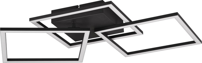Rl live your light reality trail plafonniere - zwart mat
