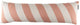 Vtwonen bold long sierkussen - 30x90 cm - perzik