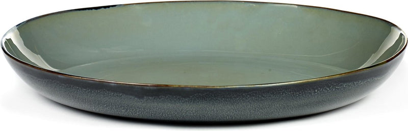 Serax - anita le grelle terres de rêves - serveerschaal - donkerblauw smokey blauw - 35 ø
