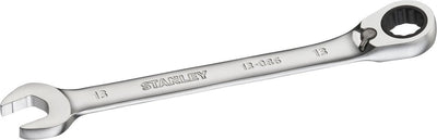 Stanley - fatmax omkeerbare ringsteeksleutel met ratel 13mm - steeksleutel - sleutelgereedschap - 1 stuk(s)