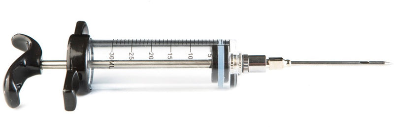 Grizzly grills marinade injector – vleesspuit voor binnenin vlees marineren – rvs naald