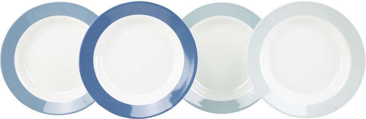 Gimex - colour line - diepbord - sky - 4 stuks