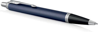 Parker im-balpen | matblauw | medium punt met blauwe inkt | met geschenkdoos