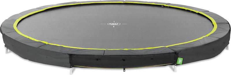 Exit toys exit silhouette sporttrampoline ø366cm - inground - ingraaftrampoline - rond - voor kinderen - zwart