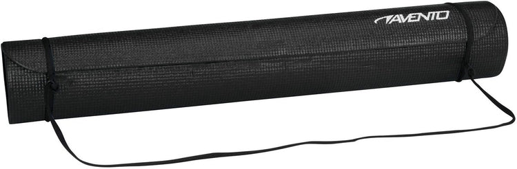 Avento fitness yoga mat basic - 173 x 61 x 0.4 cm - zwart