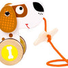 Small foot - houten trekfiguur hond