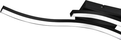 Rl live your light reality route - plafondlamp - zwart mat - incl. 2x smd 5w