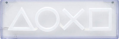 Paladone playstation icons led neon light – officieel gelicentieerd vrijstaand of aan de muur te bevestigen lichtbord – gamekameraccessoires en decoratie voor gamers –