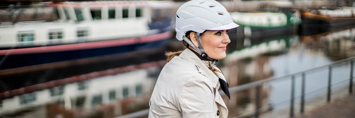 Polisport helm E'City crèmewit M 55-58cm Speed Pedelec