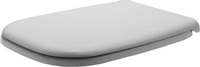 Duravit d-code wc-zitting - 43x36x4cm - compact - kunststof - wit glanzend