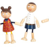Small foot - houten poppenhuis familie buigbaar, 6st.