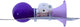 Volare disney wish fietstoeter - meisjes - paars