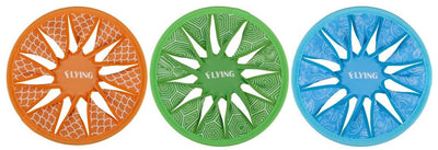 Eddy toys frisbee 30 cm – werpschijf – buitenspeelgoed – kunststof frisbee voor tuin en strand - assorti