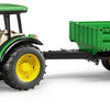 Bruder john deere tractor 5115 m met aanhanger 1:16